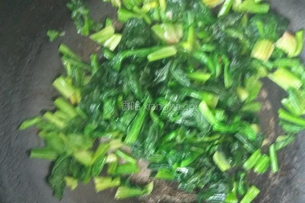 炒鸡蛋菠菜的做法图解5