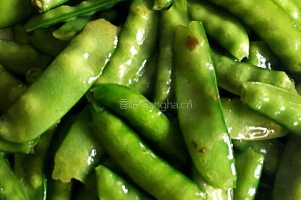 清炒荷兰豆的做法图解6