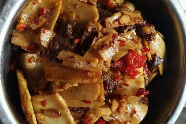 冬笋炒牛肉的做法图解3