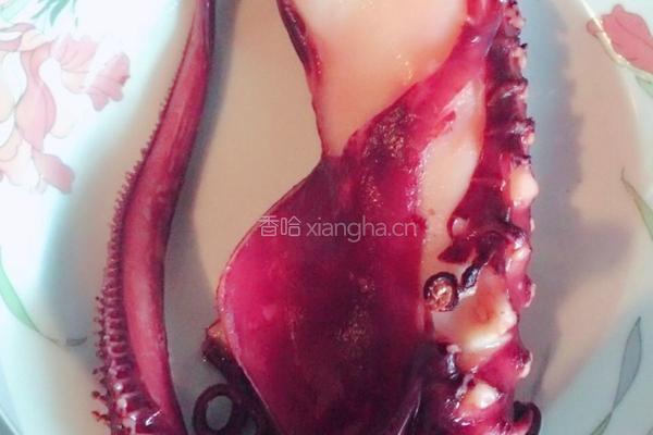 爆炒香辣章鱼足的做法图解1