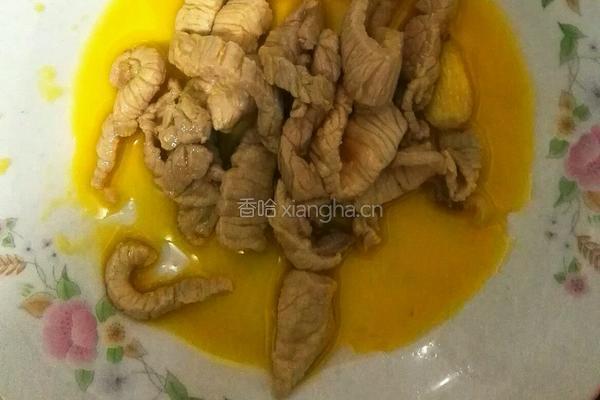 香芹炒肉丝的做法图解5