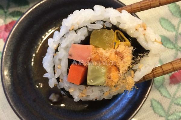 肉松火腿寿司的做法图解22
