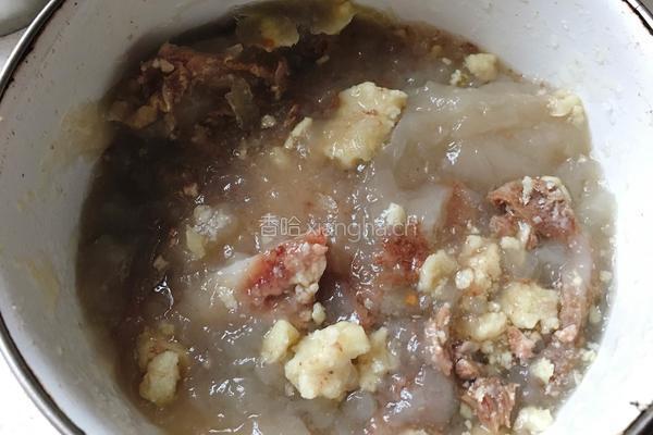 萝卜炖牛筋肉的做法图解4