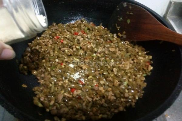 肉末酸豇豆的做法图解12