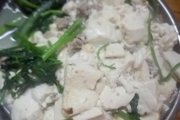瘦肉炒豆腐的做法图解7