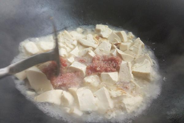 瘦肉炒豆腐的做法图解6