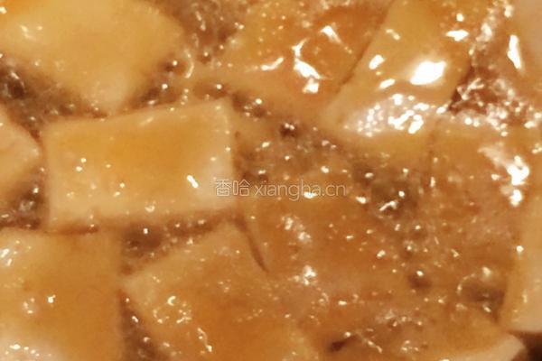 煎鸡蛋豆腐的做法图解3