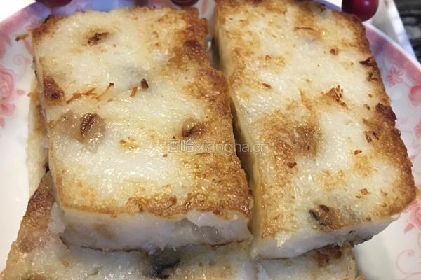 虾米腊味萝卜糕的做法图解11