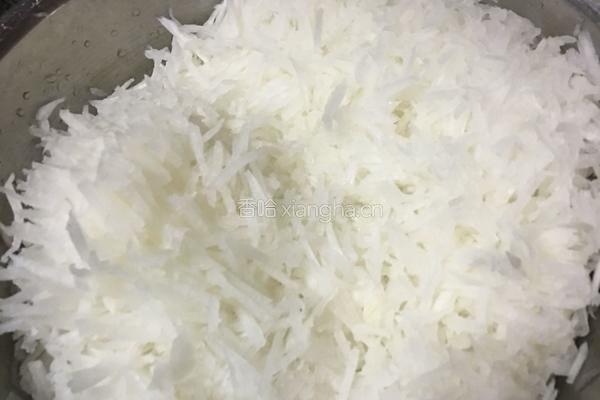 虾米腊味萝卜糕的做法图解1