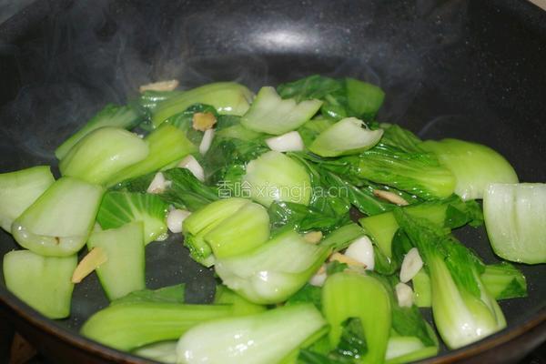 清炒青菜的做法图解4