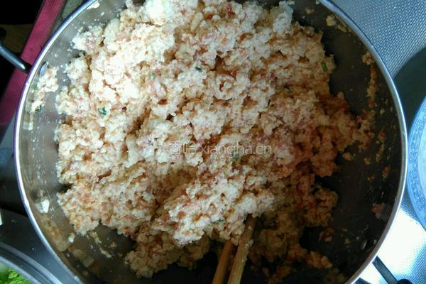 茄汁豆腐丸子的做法图解2