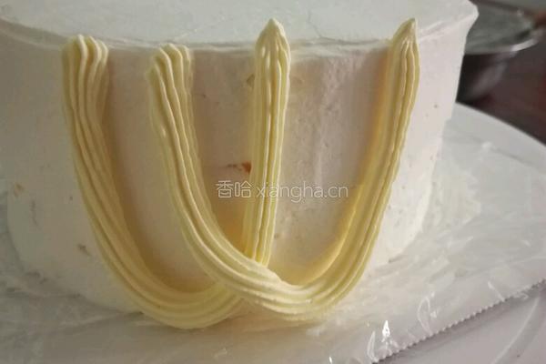 奶油水果蛋糕的做法图解6