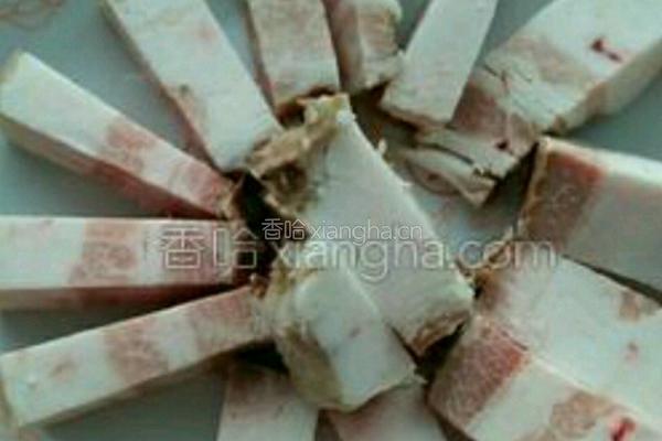 糖醋五花肉的做法图解2