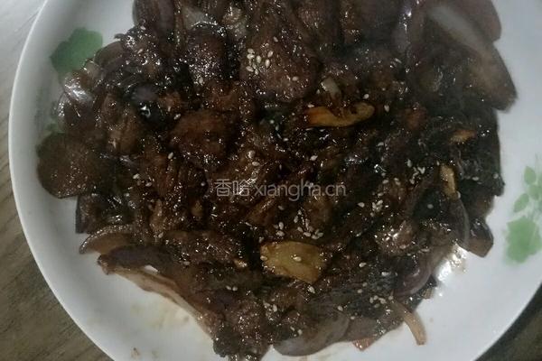 爆香牛肉的做法图解4