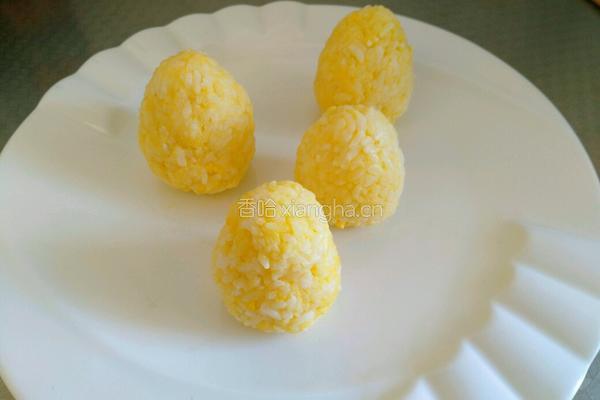 年夜饭～小鸡饭团的做法图解6