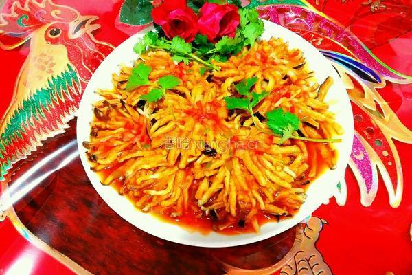 菊花茄子的做法图解2