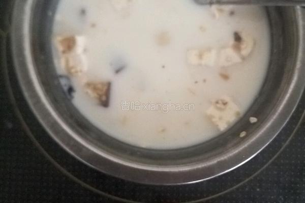 巧克力牛轧糖花生牛奶露的做法图解11
