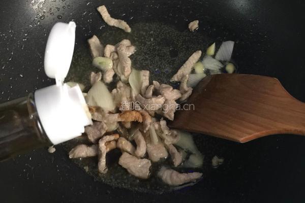 肉炒竹笋的做法图解4