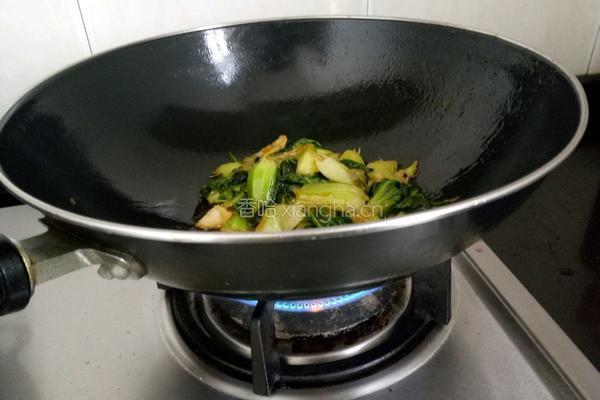 番茄酱炒青菜的做法图解5