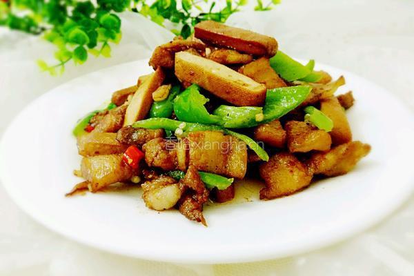 五花肉炒香干的做法图解9