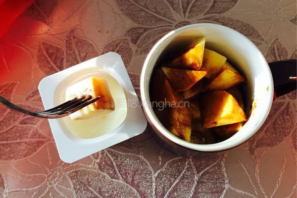 酸奶红糖苹果的做法图解4