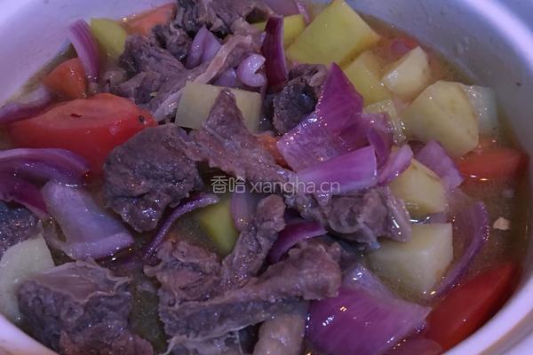 红烩牛肉的做法图解4