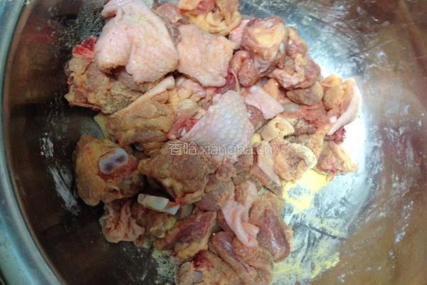 菠萝香鸡船的做法图解2