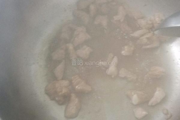 小白菜炒肉的做法图解5