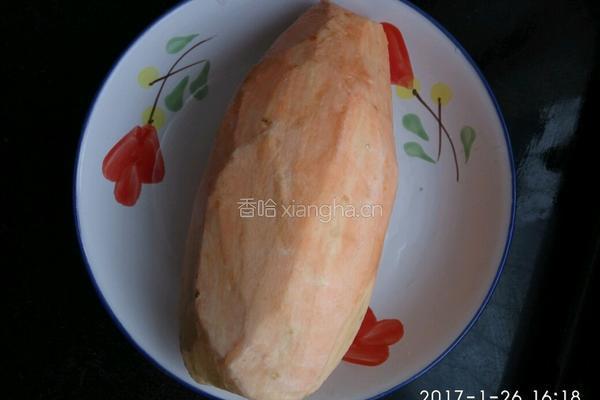 自制红薯片的做法图解1