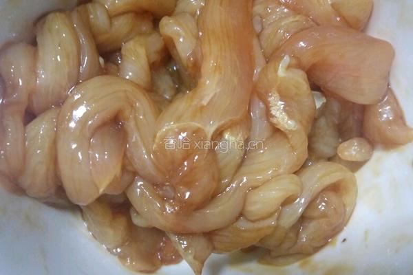 什锦鸡脯肉的做法图解1