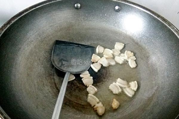 茭白肉片的做法图解3