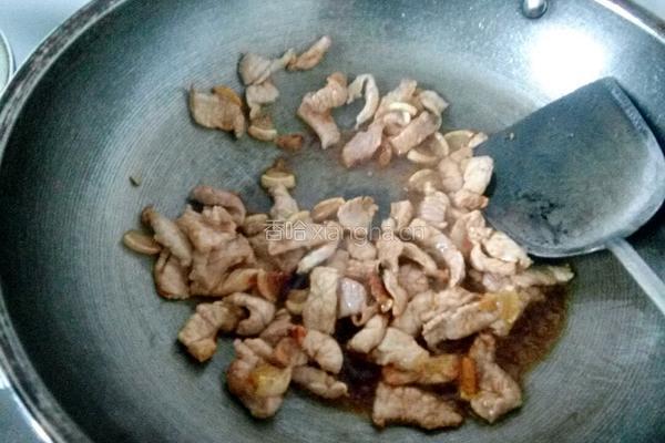 茭白肉片的做法图解5