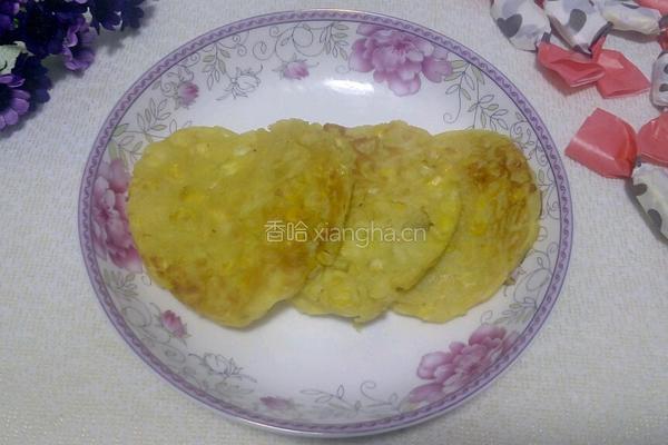 玉米粒煎饼