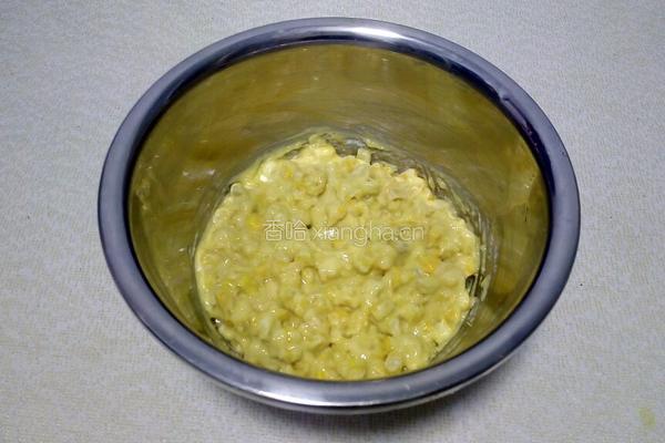 玉米粒煎饼的做法图解4
