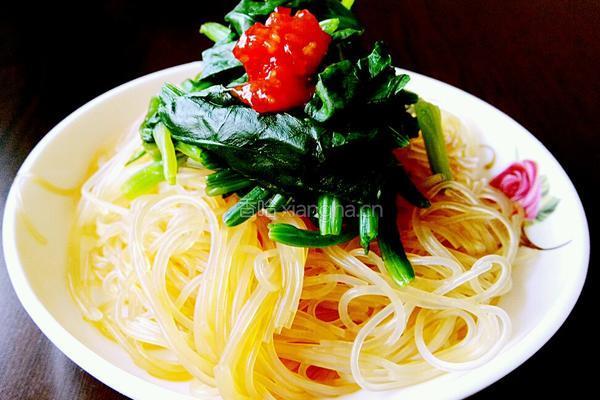 虾子酱靓拌菠菜的做法图解7