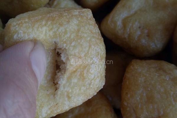 蒜苗酿豆腐的做法图解3