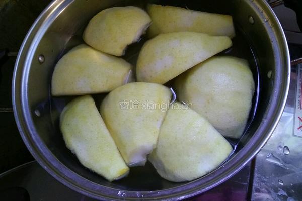 柚子皮焖烧肉的做法图解1