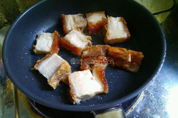 柚子皮焖烧肉的做法图解4