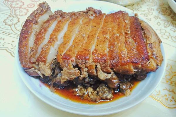 酸干扣肉的做法图解10