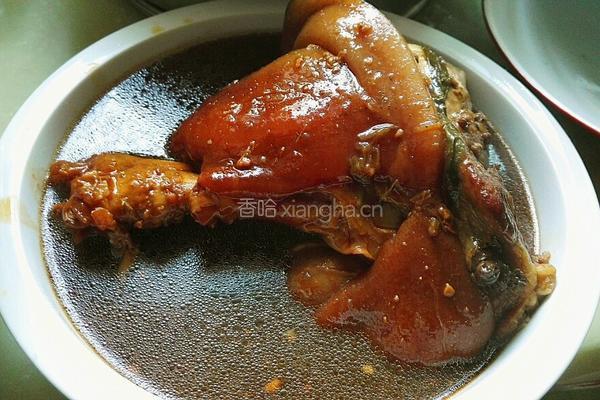 烧肘子的做法图解7