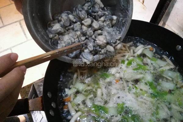 海蛎卤面的做法图解4