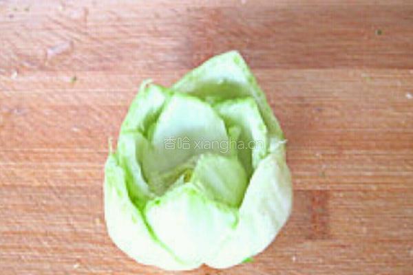 香菇油菜的做法图解4