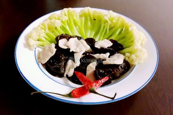 玉扇翡翠花菜的做法图解11