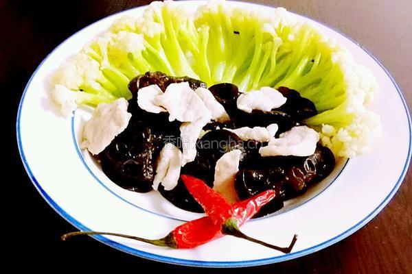 玉扇翡翠花菜的做法图解12