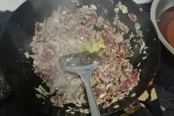 孜然小炒牛肉的做法图解3