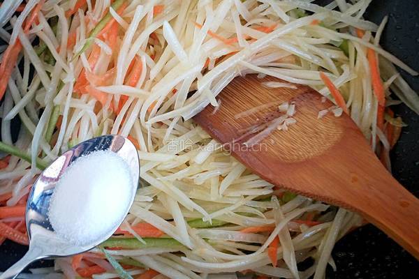 醋溜土豆丝的做法图解7