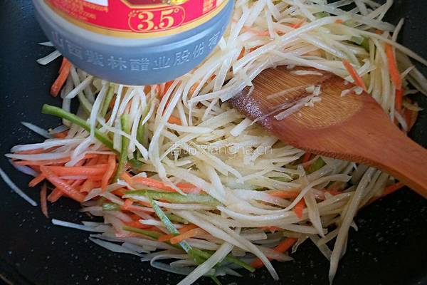 醋溜土豆丝的做法图解8