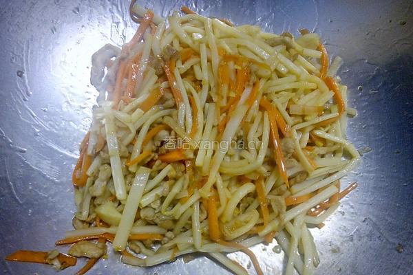 笋丝炒肉丝的做法图解11