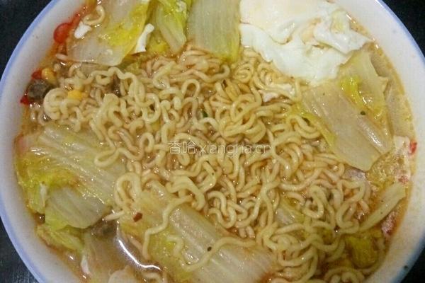 蔬菜鸡蛋面的做法图解8