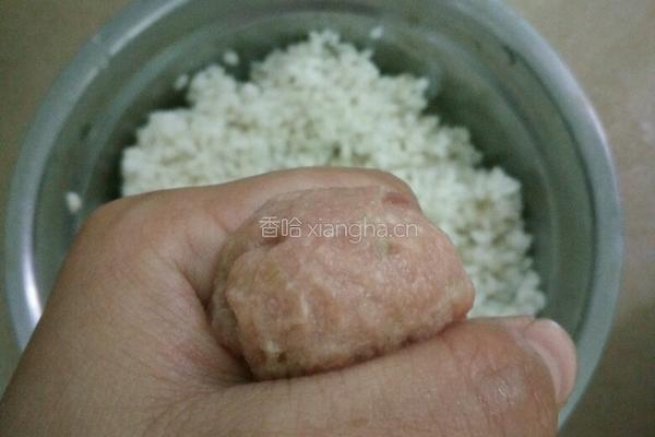 珍珠丸子的做法图解7